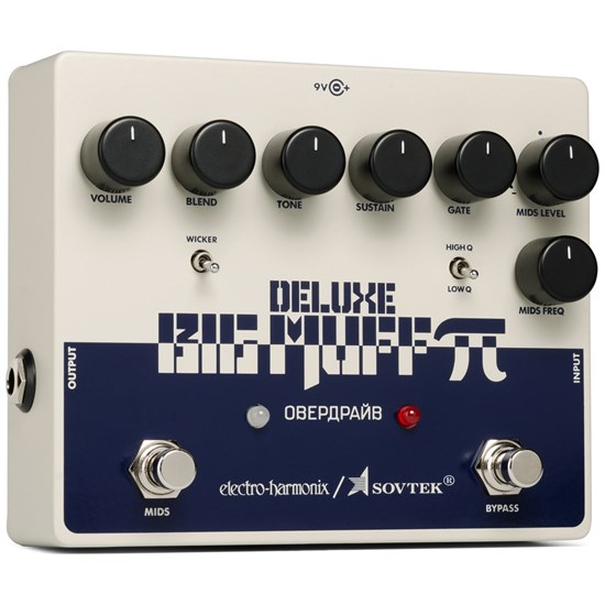 Electro Harmonix Sovtek Deluxe Big Muff Pi Distortion/Sustainer Pedal