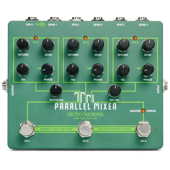 Electro Harmonix Tri Parallel Mixer Effects Loop Mixer/Switcher