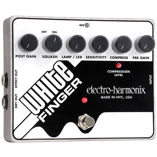 Electro Harmonix White Finger Analog Optical Compressor Pedal