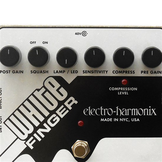 Electro Harmonix White Finger Analog Optical Compressor Pedal