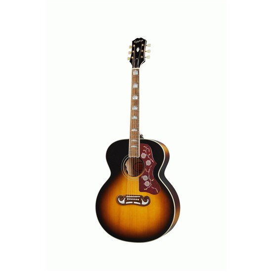 Epiphone J-200 Jumbo Acoustic Guitar w/ Pickup (Aged Vintage Sunburst Gloss)