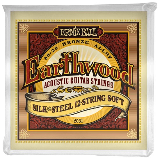 Ernie Ball Earthwood Silk & Steel 12-String 80/20 Bronze Acoustic Strings - (9-46)