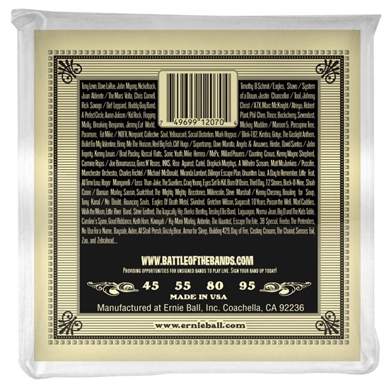 Ernie Ball Earthwood Phosphor Bronze Acoustic Bass Strings - (45-95)