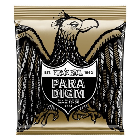 Ernie Ball Paradigm 80/20 Bronze Acoustic Guitar Strings - Medium (13-56)