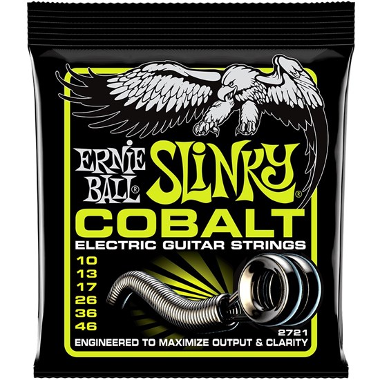 Ernie Ball Cobalt Regular Slinky Electric Guitar Strings - (10-46)