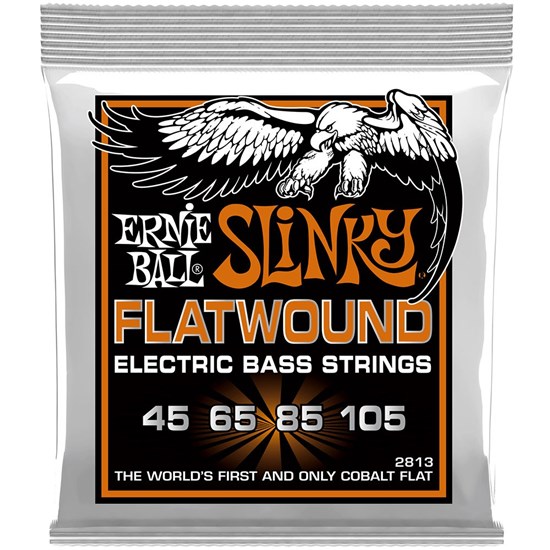 Ernie Ball Flatwound Slinky Electric Bass Strings - (45-105)