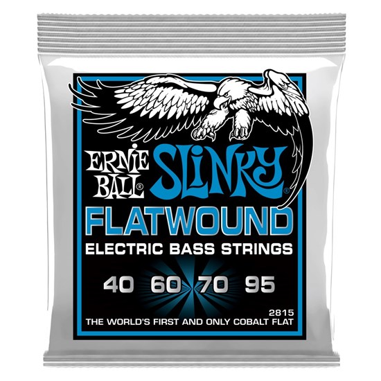 Ernie Ball Flatwound Slinky Cobalt Bass Strings - (40-95)