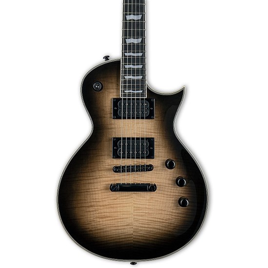 ESP LTD EC-1000T Black Natural Burst w/ Full-Thickness Body & Seymour Duncan Pickups