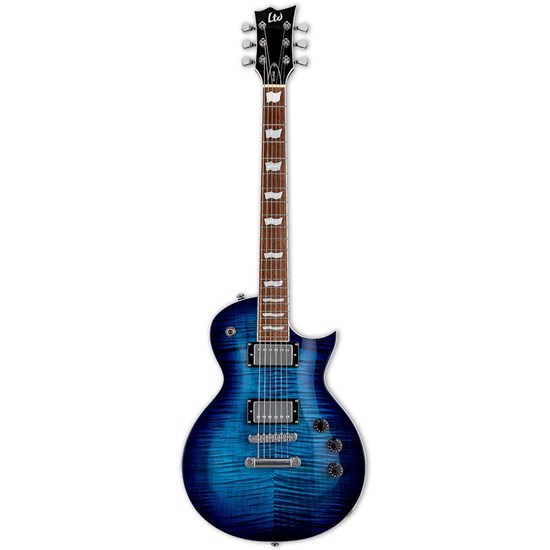 ESP LTD EC-256FM Flamed Maple Electric Guitar (Cobalt Blue)