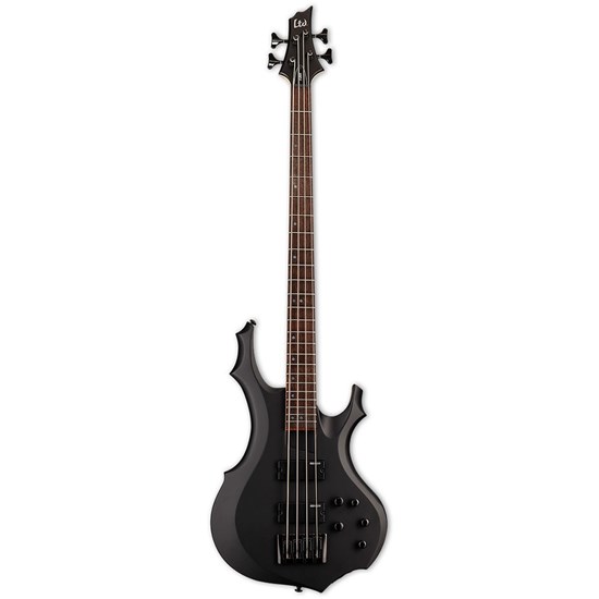 ESP LTD F-204 4-String Bass Guitar (Black Satin)