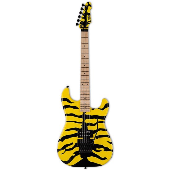 ESP LTD GL-200MT George Lynch Signature w/ Floyd Rose Spcl (Yellow w/ Tiger Graphic)