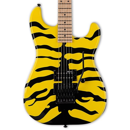 ESP LTD GL-200MT George Lynch Signature w/ Floyd Rose Spcl (Yellow w/ Tiger Graphic)