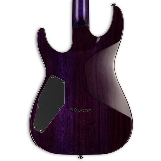 ESP LTD H-200FM Electric Electric Guitar w/ Flame Maple Top (See Thru Purple)