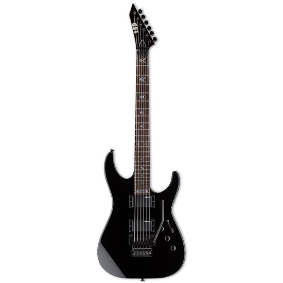 ESP LTD KH-202 Kirk Hammett Electric Guitar w/ Floyd Rose Tremolo (Black)