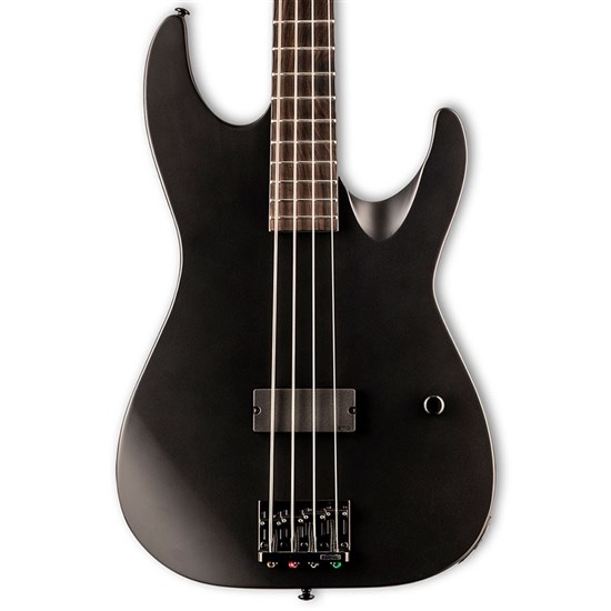 LTD M-4 Black Metal Bass w/ EMG Pickup (Black Satin)