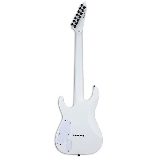 LTD M-7BHT Baritone Arctic Metal w/ EMG Pickup (Snow White Satin)