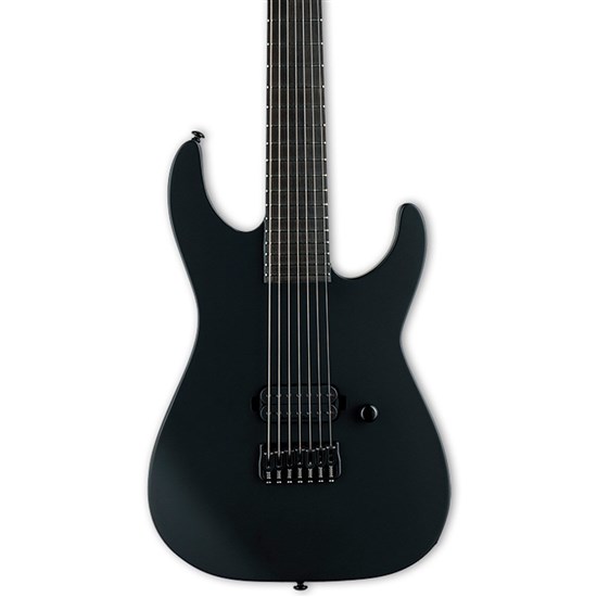 ESP LTD M-7HT 7-String Baritone Black Metal Hardtail (Black Satin)