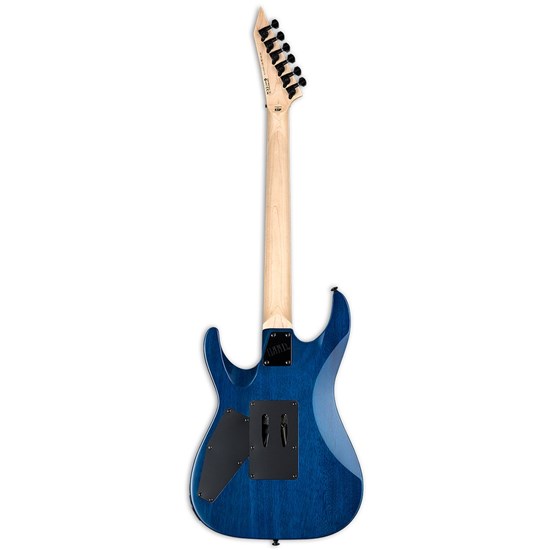 ESP LTD MH Series MH-203QM Quilted Maple Electric Guitar (See Thru Blue)