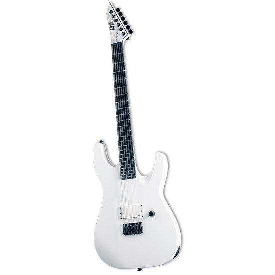 LTD M-HT Arctic Metal w/ EMG Pickup (Snow White Satin)