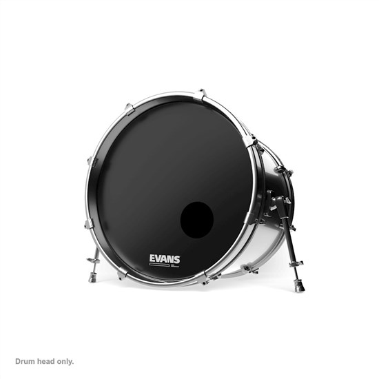 Evans EQ3 Resonant Black Bass Drum Head 20 Inch