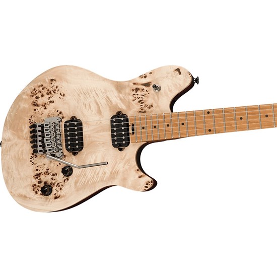 EVH Wolfgang WG Standard Exotic Poplar Burl Baked Maple Fingerboard (Natural)