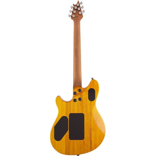 EVH Wolfgang WG Standard QM Baked Maple Fingerboard (Transparent Amber)