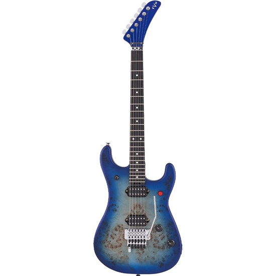 EVH 5150 Series Deluxe Poplar Burl Ebony Fingerboard (Aqua Burst)