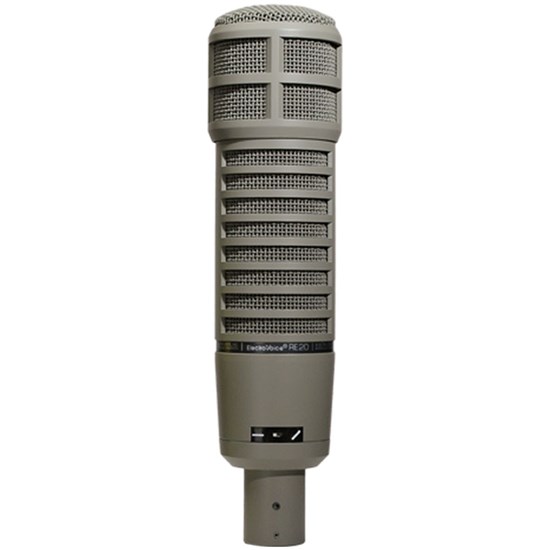 Electro-Voice RE20 Broadcast Announcer's Dynamic Cardioid Mic w/ Variable-D (Silver)