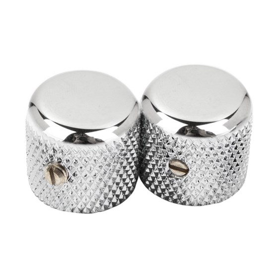 Fender Pure Vintage '52 Telecaster Knurled Knobs 2-Pack (Chrome)