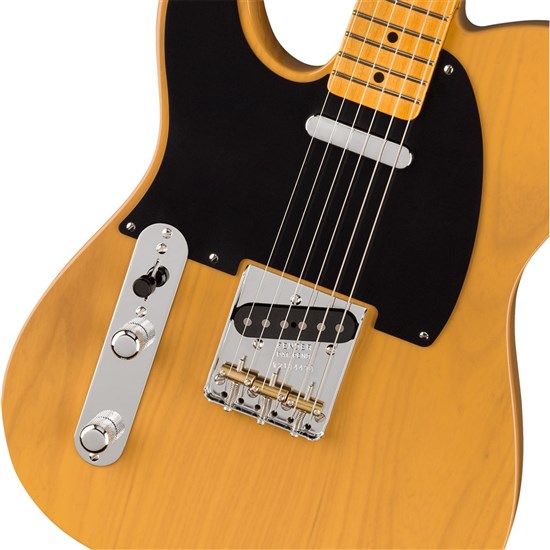 Fender American Vintage II 1951 Tele Left-Hand Maple Neck (Butterscotch Blonde) inc Case