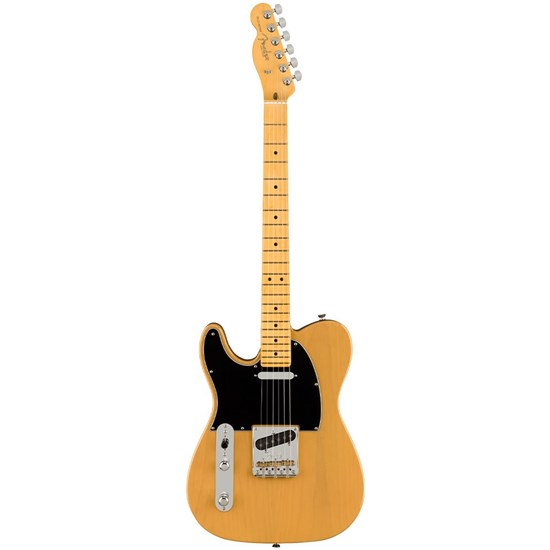 Fender American Pro II Tele Left-Hand Maple Fingerboard (Butterscotch Blonde)