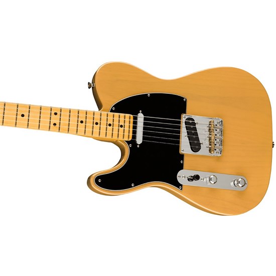 Fender American Pro II Tele Left-Hand Maple Fingerboard (Butterscotch Blonde)