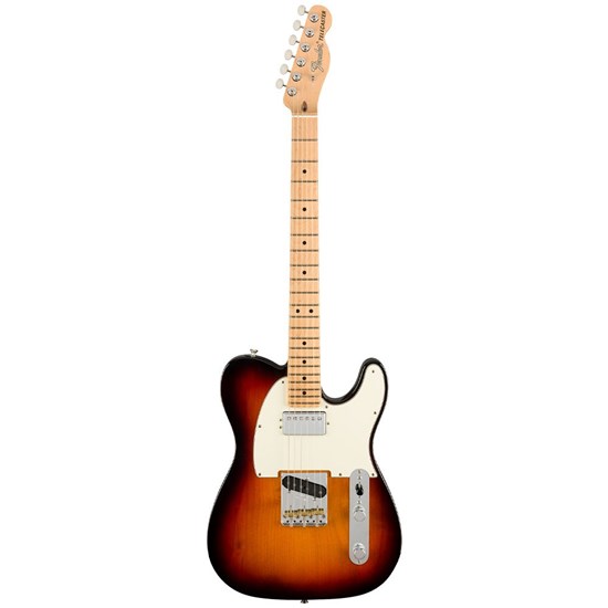 Fender American Performer Tele Hum Maple Fingerboard (3-Color Sunburst) inc Gig Bag