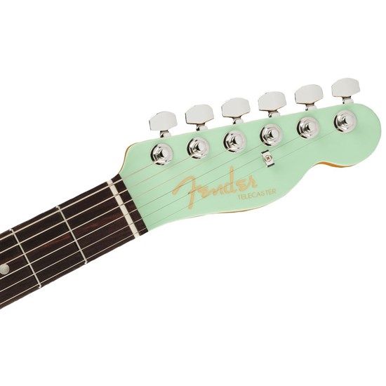 Fender Ultra Luxe Tele RW Fingerboard (Transparent Surf Green) inc Hard Case