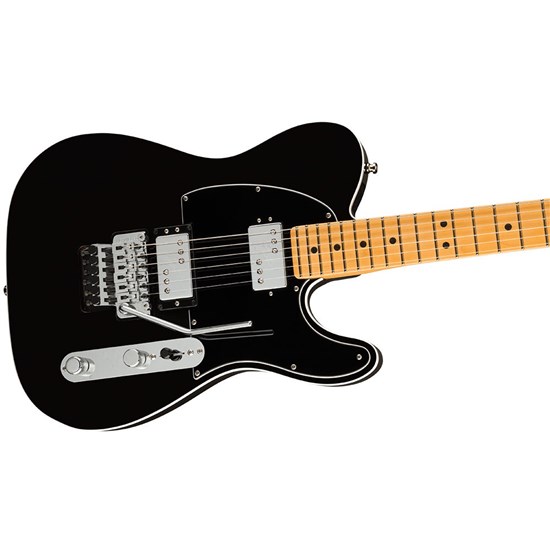 Fender American Ultra Luxe Telecaster Floyd Rose HH Maple F/board (Mystic Black) w/ Case