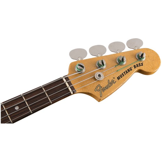 Fender JMJ Road Worn Mustang Bass (Faded Daphne Blue) inc Deluxe Gig Bag