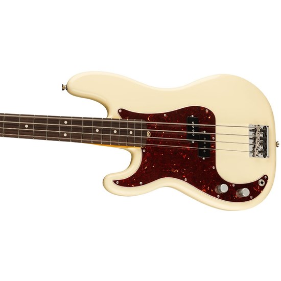 Fender American Pro II PBass Left-Hand Rosewood Fingerboard (Olympic White)