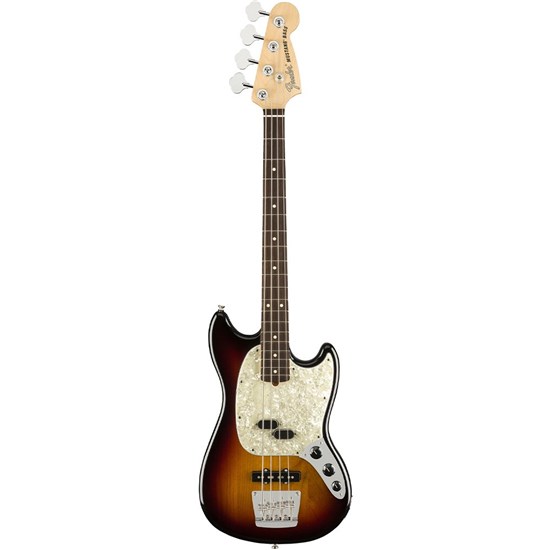 Fender American Performer Mustang Bass Rosewood FBoard (3-Color Sunburst) w/ Gig Bag