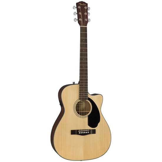 Fender CC-60SCE Concert Acoustic/Electric w/ Cutaway Walnut Fingerboard (Natural)