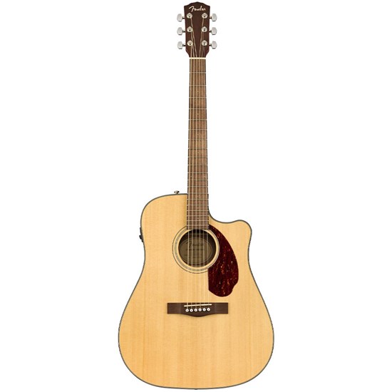 Fender CD-140SCE Dreadnought Acoustic Guitar w/ Cutaway & Pickup (Natural) inc Hard Case