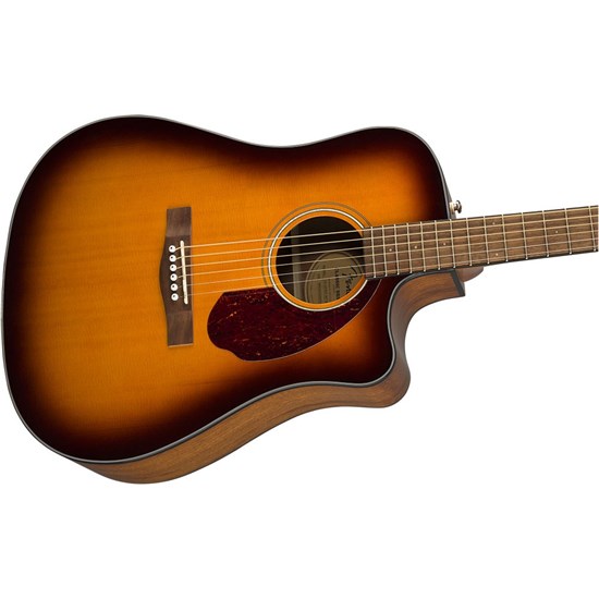 Fender CD-140SCE Dreadnought Acoustic Guitar w/ Cutaway & Pickup (Sunburst) inc Case