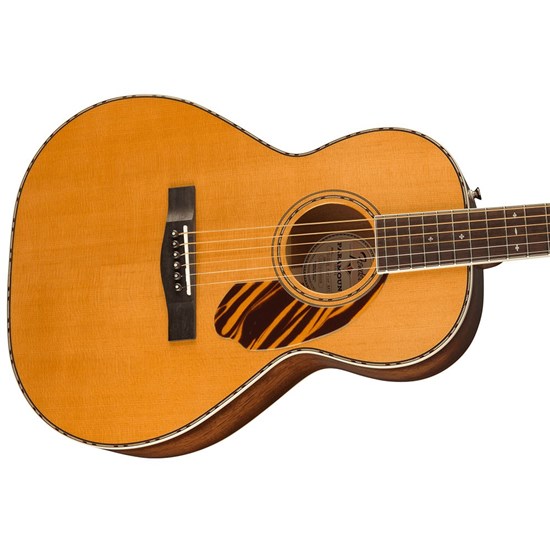 Fender PS-220E Parlor Acoustic Guitar Ovangkol Fingerboard (Natural)