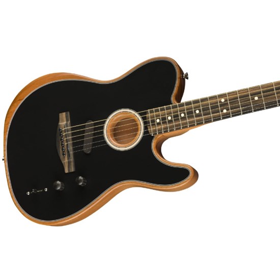 Fender American Acoustasonic Telecaster Ebony Fingerboard (Black) inc Gig Bag