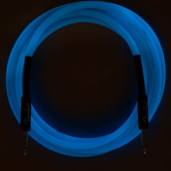 Fender Professional Glow in the Dark Cable - 10' (Blue)