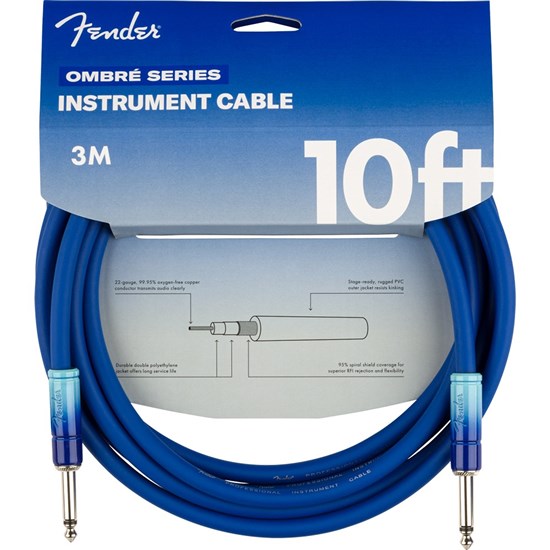 Fender Ombre Cable 10' (Belair Blue)