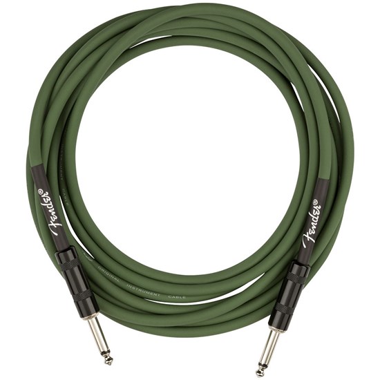 Fender Strummer Pro 13' Instrument Cable (Drab Green)