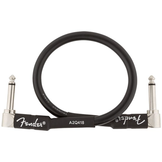 Fender Professional Series Instrument Cable - Angle / Angle - 1' (Black)