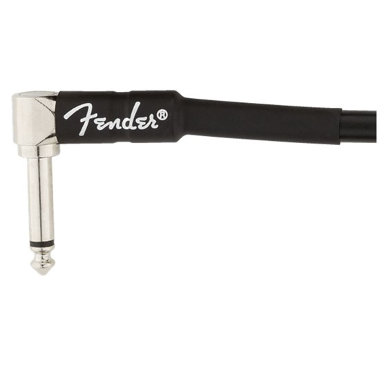 Fender Professional Series Instrument Cable - Angle / Angle - 1' (Black)