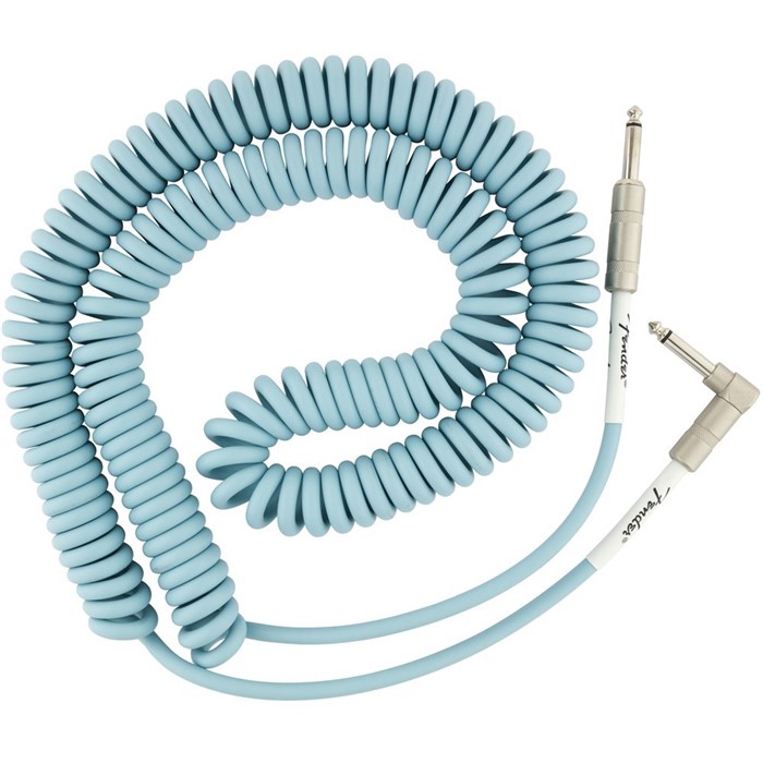 Fender Original Series Coil Cable 30' (Daphne Blue)