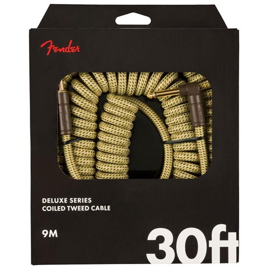 Fender Deluxe Series Coil Cable - 30' (Tweed)